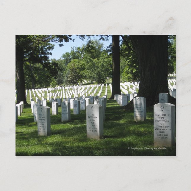 Postal Cementerio de Arlington (Anverso)