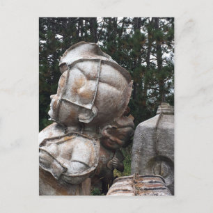 Postal cementerio de fibra de vidrio niño mayor y caja de