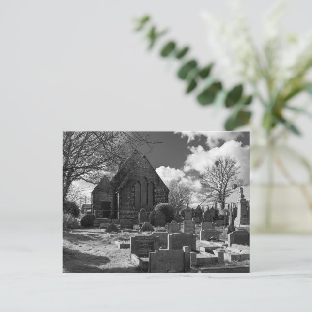 Postal Cementerio de la Iglesia de St. Luke, Norland (Anverso de pie)