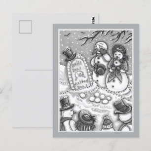 POSTAL CEMENTERIO DE NOVEDADES, MELTED ANTES DE SU TIEMPO