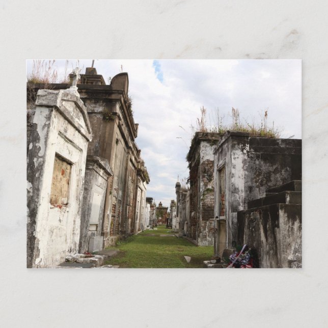 Postal Cementerio de Nueva Orleans, LA (Anverso)