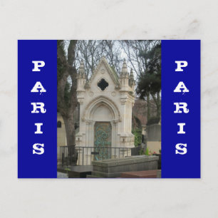 Postal Cementerio de París