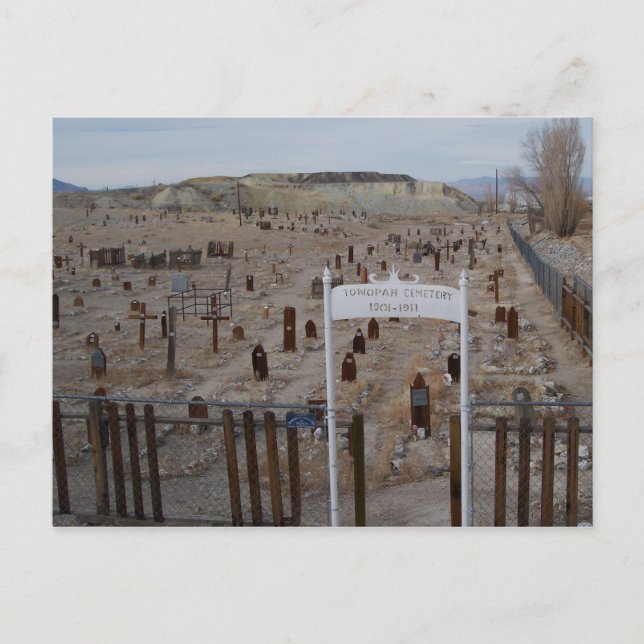 Postal Cementerio de Tonopah (Anverso)