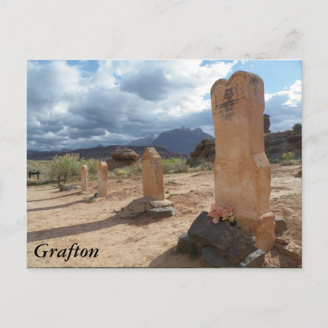 Postal Cementerio - Grafton (Anverso)