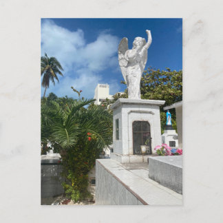 Postal Cementerio Isla Mujeres Hushing Angel