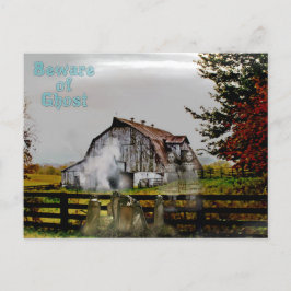 Postal *~* Cementerio Spooky BEWARE de Ghost HALLOWEEN