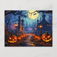 Cementerio Spooky Feliz Halloween