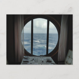 Postal Cena con vistas al océano