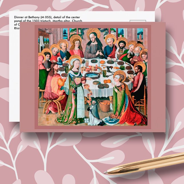 Postal Cena en Bethany (M 055) (Subido por el creador)
