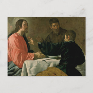 Postal Cena en Emmaus, 1620