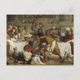 Postal Cena en la Casa de Simón, 1737