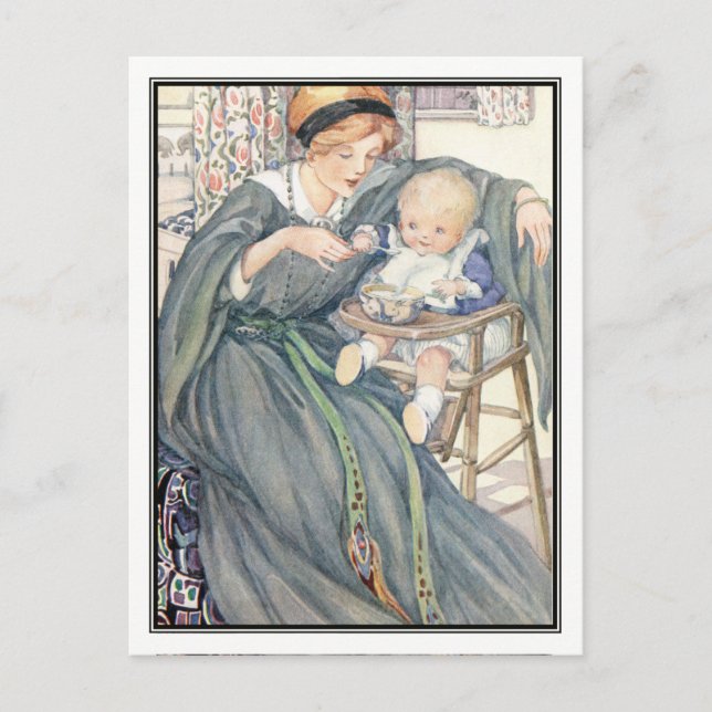 Postal Cena por Anne Anderson (Anverso)