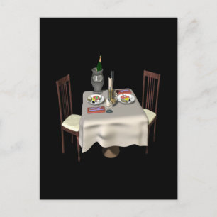 Postal Cena por dos