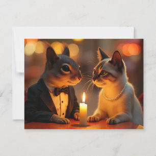 Postal Cena Romántica