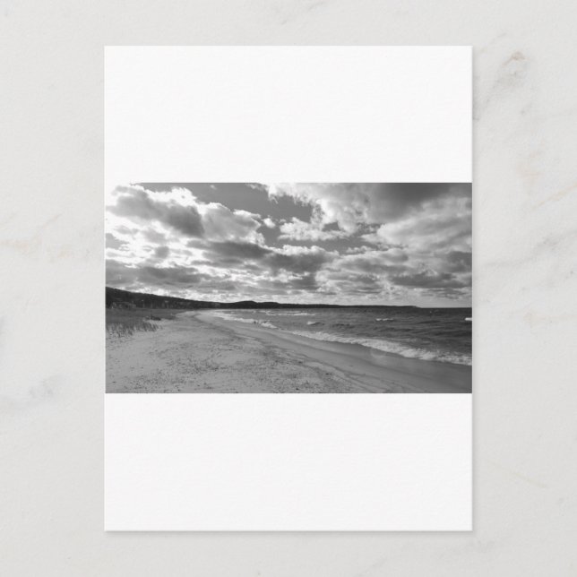 Postal Cenador de la cañada, playa de Michigan (Anverso)