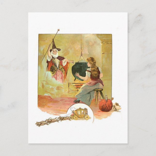 Postal Cenicienta clásica (Anverso)