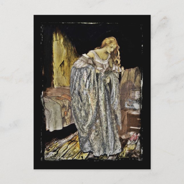 Postal Cenicienta en el Atlántico (Anverso)