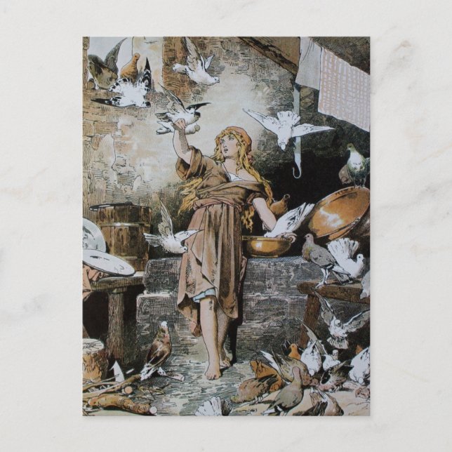 Postal Cenicienta Vintage (Anverso)