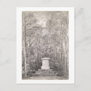 Postal Cenotafio a Sir Joshua Reynolds en Coleorton Hall,