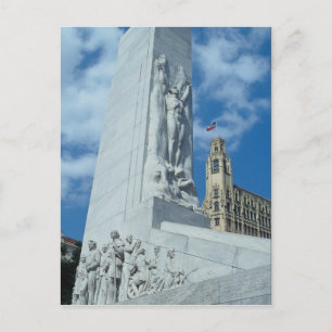 Postal Cenotafio de la Plaza Álamo, San Antonio, Texas, E