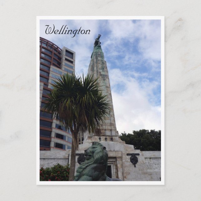 Postal cenotafio wellington (Anverso)
