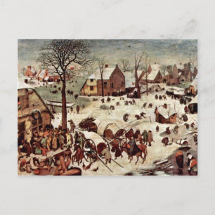 Postal Censo En Belén Por Bruegel D. No. Pieter