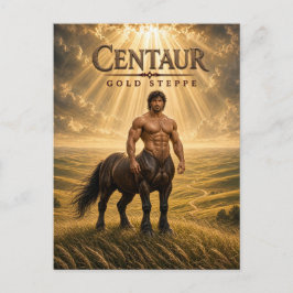 Postal Centaur Gold Estepa Cine Oscuro