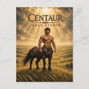 Postal Centaur Gold Estepa Cine Oscuro