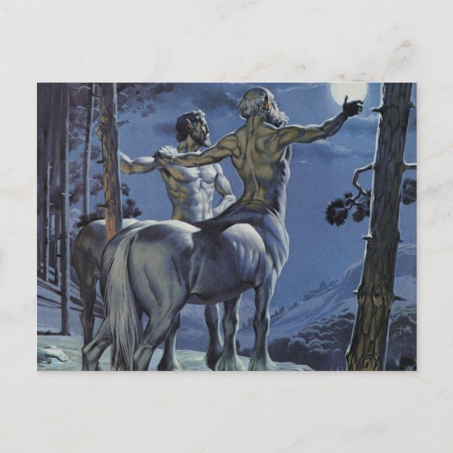 Postal Centauros (color lito) (Anverso)