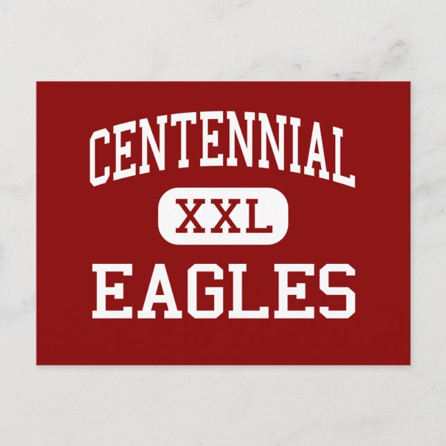 Postal Centenario - Águilas - Alto - Ciudad de Ellicott (Anverso)