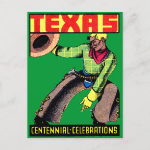 Postal Centenario de Texas de 1936