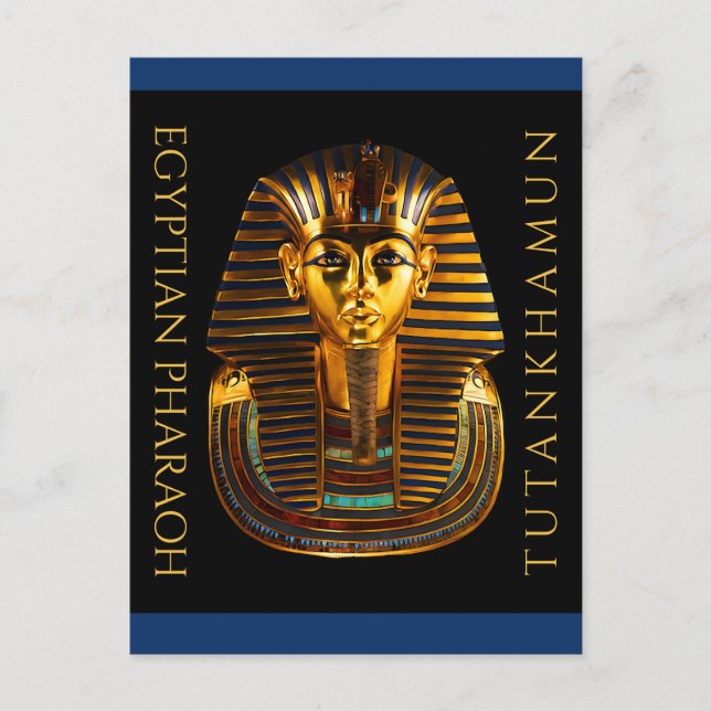 Postal Centenario del descubrimiento de TUTANKHAMUN (Anverso)