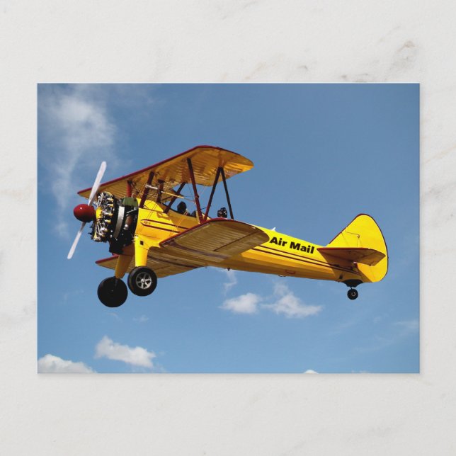 Postal Centenario del Servicio Histórico de Correo Aéreo (Anverso)