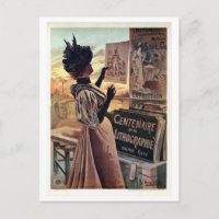 centenario vintage belle époque de la litografía