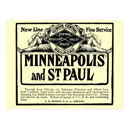 Postal central del ferrocarril de Illinois
