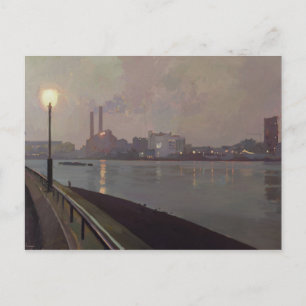 Postal Central eléctrica de Chelsea por noche