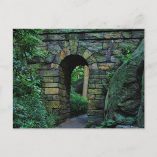 Postal Central Park: Arco de piedra de Ramble