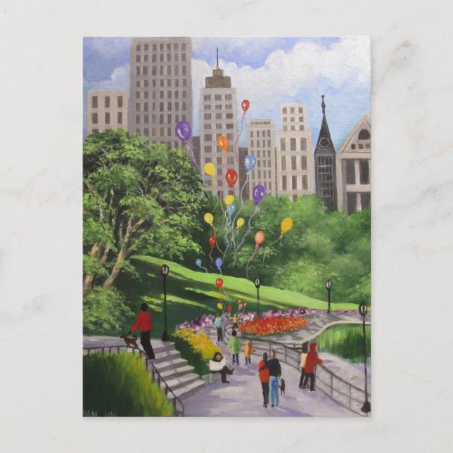 Postal Central Park de Postcard, NY (Anverso)