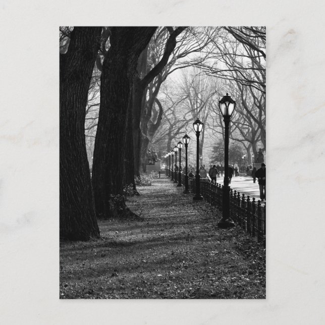 Postal Central Park en la ciudad de Nueva York (Anverso)