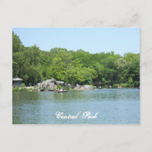 Postal Central Park Lake Postcard Souvenir Nueva York