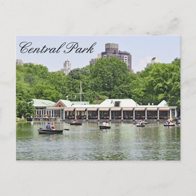Postal Central Park - Loeb Boathouse (Anverso)