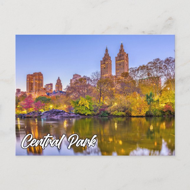 Postal Central Park, Manhattan, Nueva York, Estados Unido (Anverso)