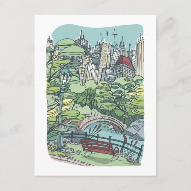 Postal Central Park | Nueva York (Anverso)