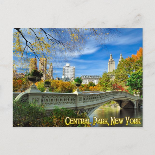 Postal Central Park Nueva York (Anverso)