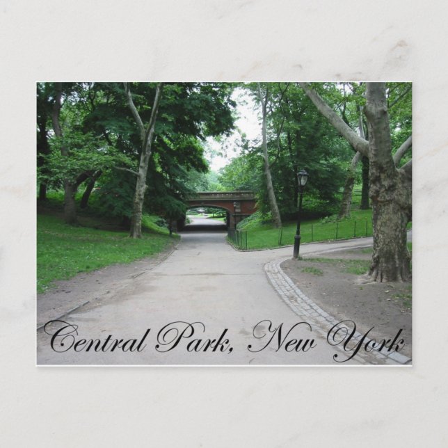 Postal Central Park, Nueva York 2 (Anverso)