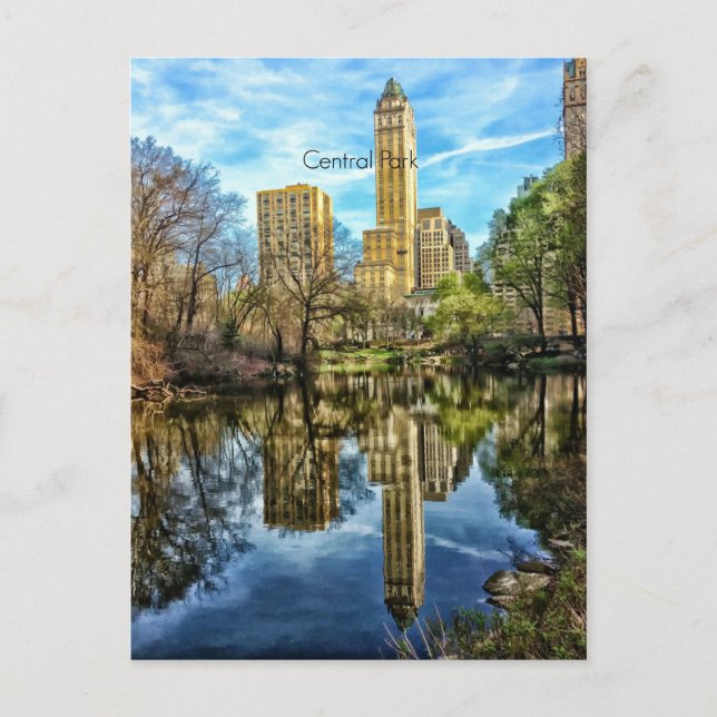 Postal Central Park, NYC, (Anverso)