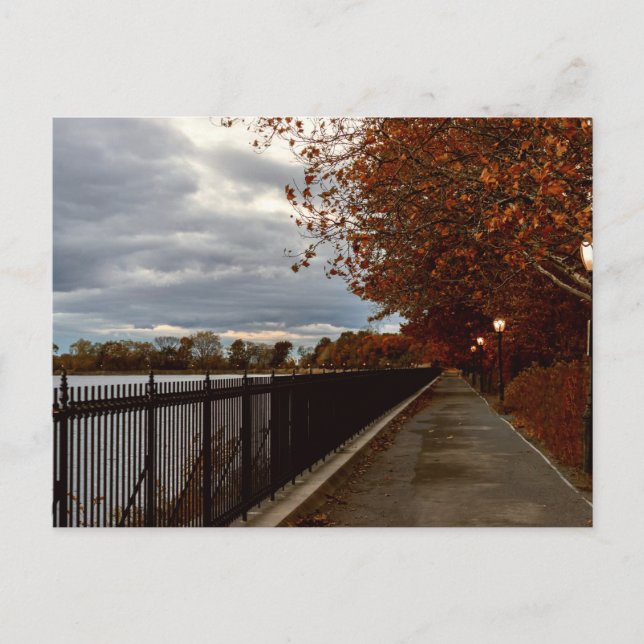 Postal Central Park NYC en otoño (Anverso)