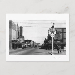 Postal Centralia, WA Street Scene Town View Photograph