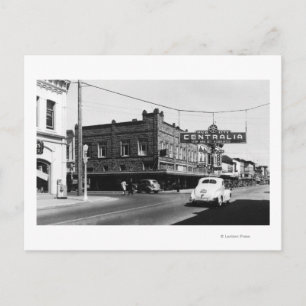 Postal Centralia, WA Town View Main Street Photography
