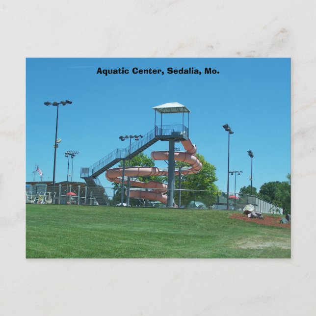 Postal Centro Acuático, Sedalia, Mo. (Anverso)